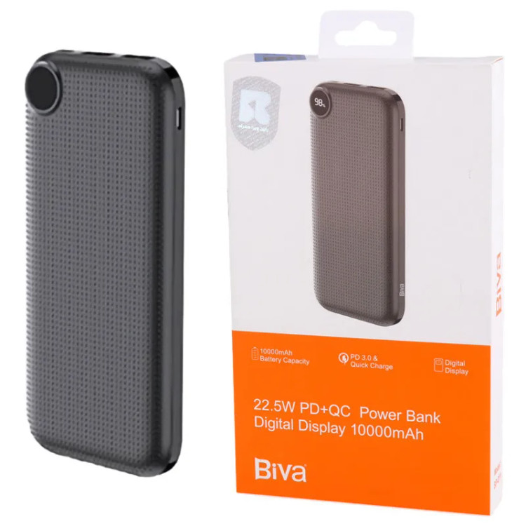 پاوربانک 10000 بیوا Biva BP-011 توان 22.5 وات