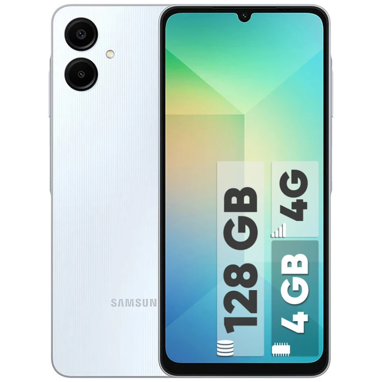 گوشی موبایل سامسونگ مدل Galaxy A06 4G ظرفیت 128 گیگابایت رم 4 گیگابایت