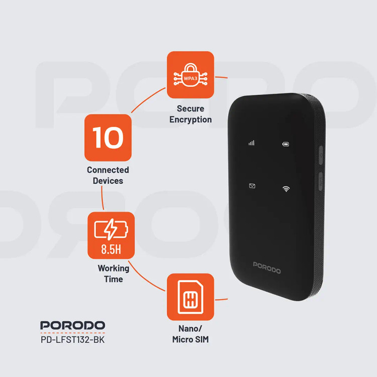مودم جیبی 4G/LTE پرودو مدل POCKET ROUTER