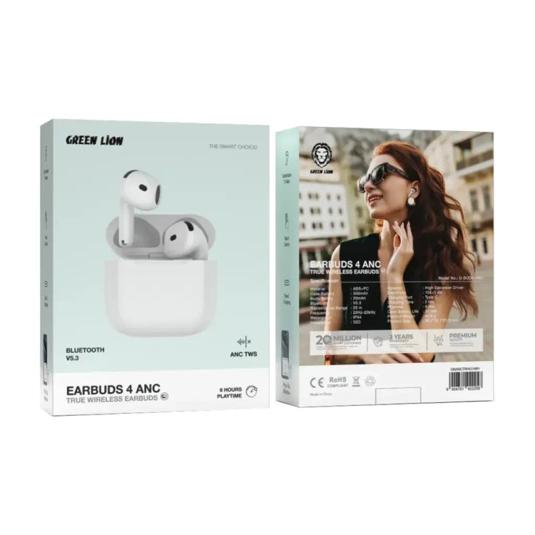 هندزفری بلوتوث گرین لاین Green Lion Earbuds 4 ANC