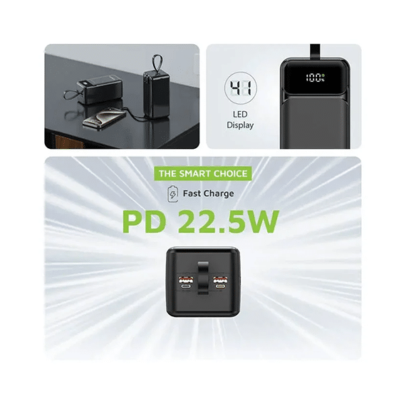 پاوربانک گرین لاین مدل Power Tank ظرفیت ۵۰۰۰۰ میلیآمپر