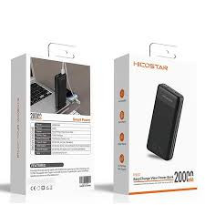 پاوربانک PD و فست شارژ Hicostar 22.5W ظرفیت 20000mAh مدل P222